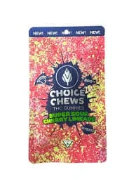 Choice Chews – Super Sour Cherry Limeaid Gummies